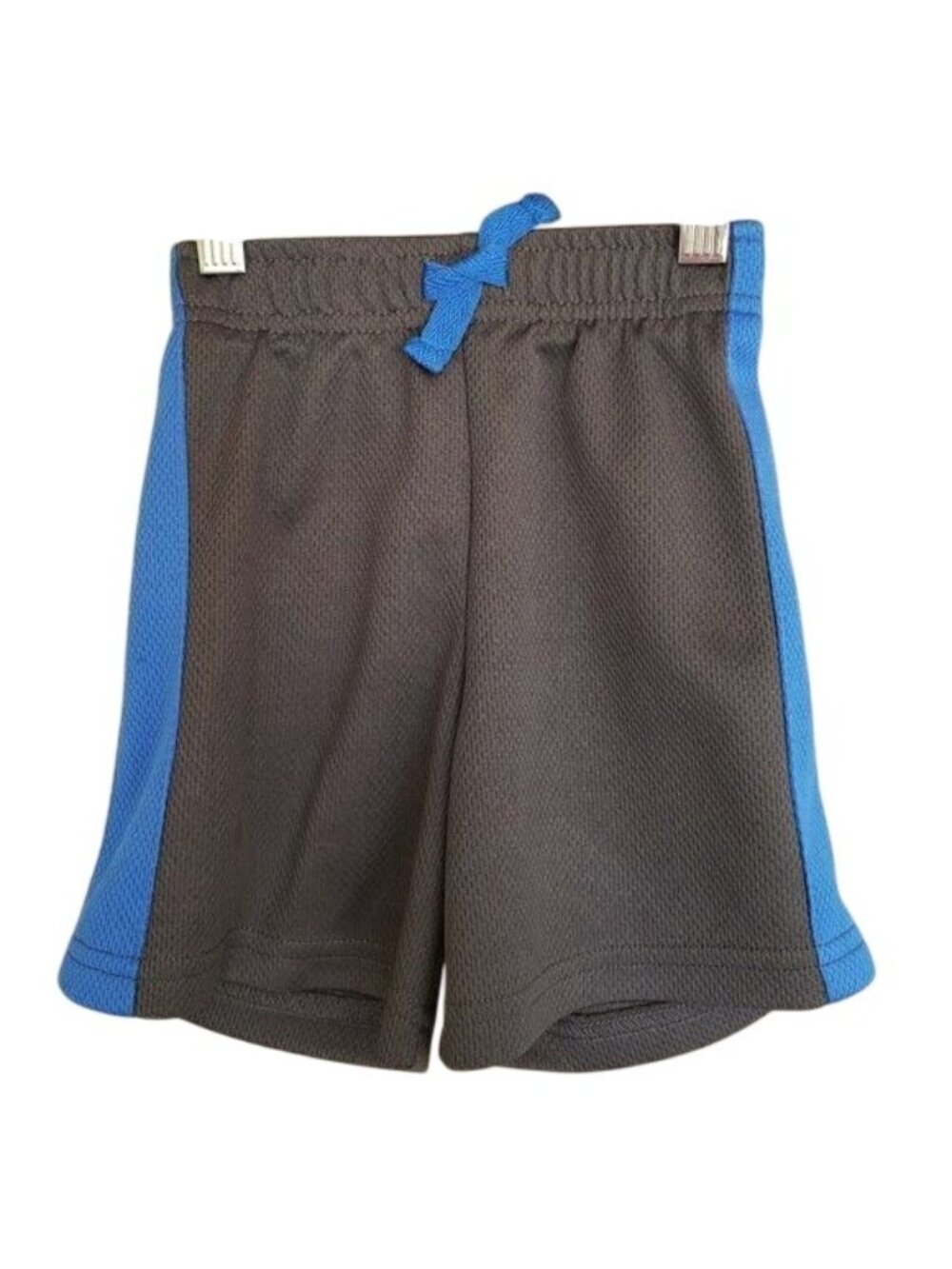 Garanimals Boys 2T Athletic Shorts Gray Blue Mesh Elastic Waistband Sporty